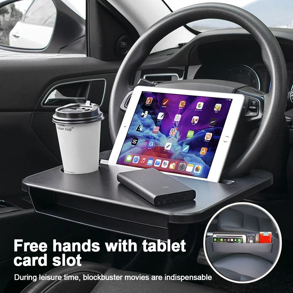 Laptop Accessories Holder - Multi-used Car Tray Laptop Desk Pad