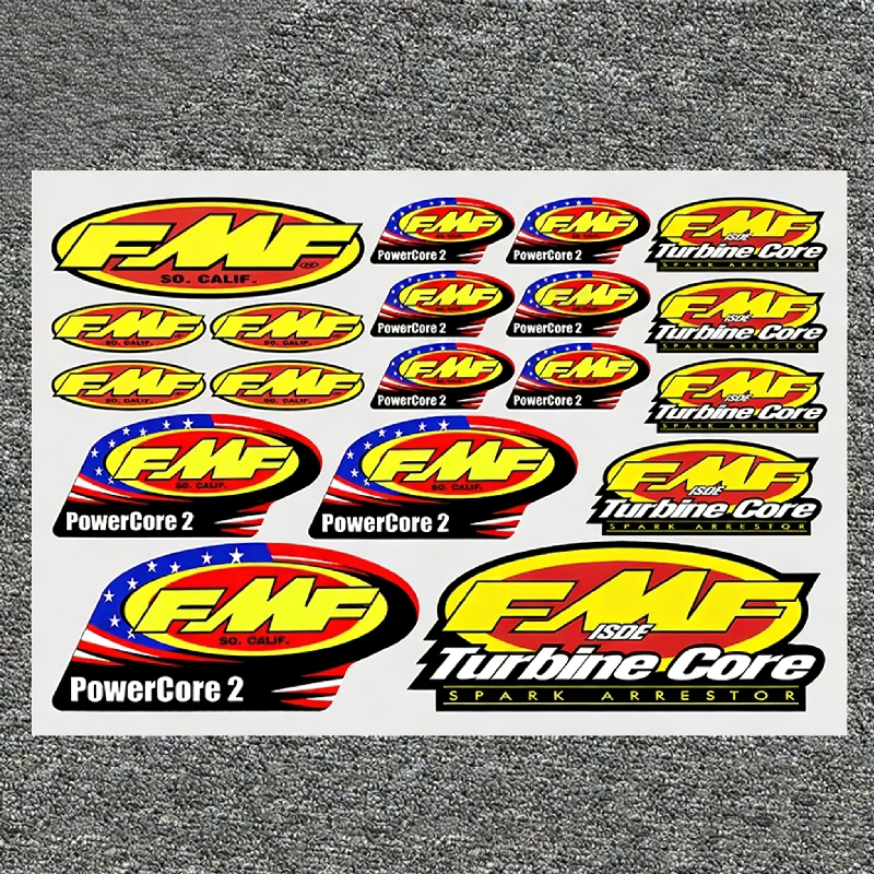 Laptop Accessories Wallpaper - FMF POWERCORE2 30×40cm Car Sticker Moto