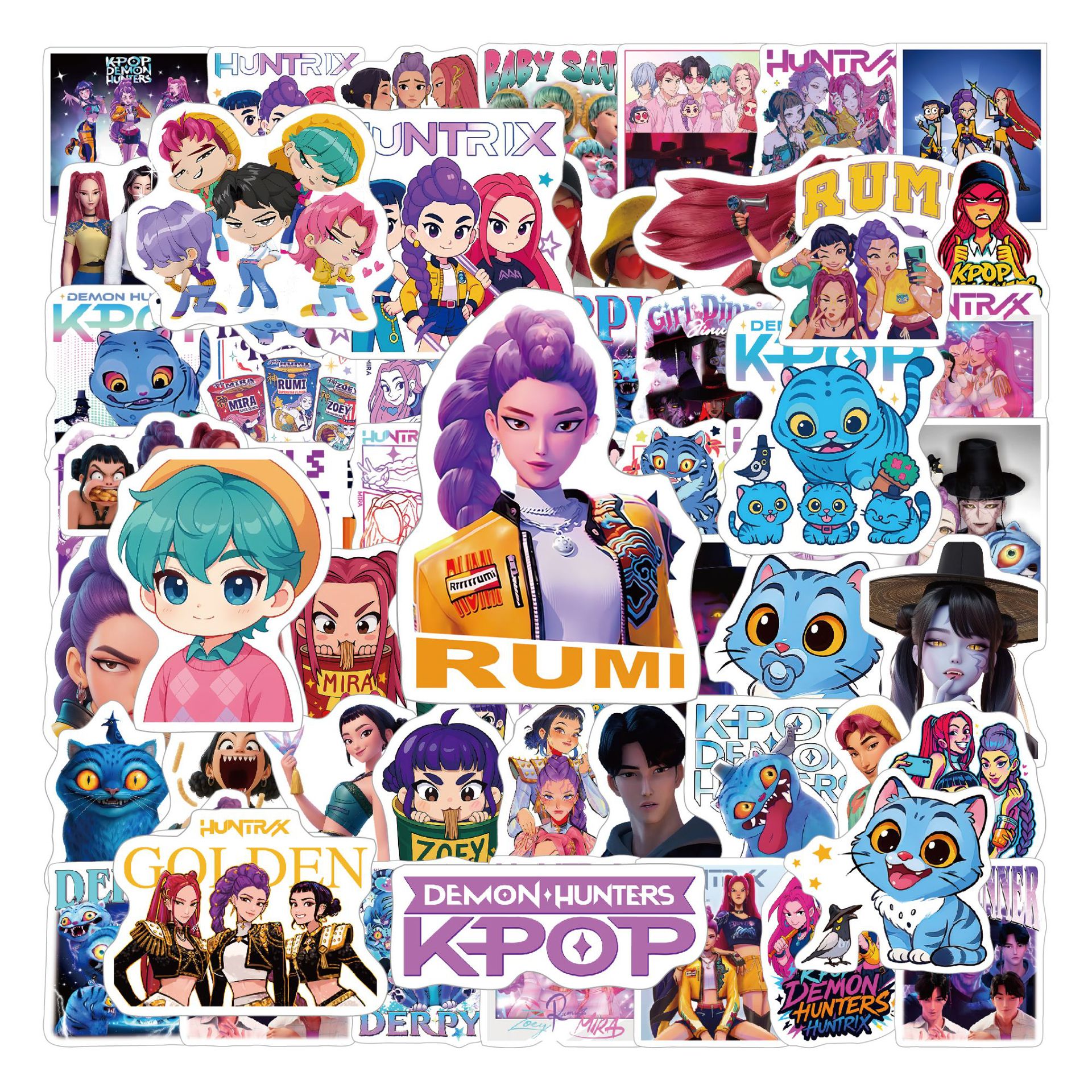 Laptop Accessories Parts - New 55PCS/100PCS/110PCS New Movie Stickers DIY