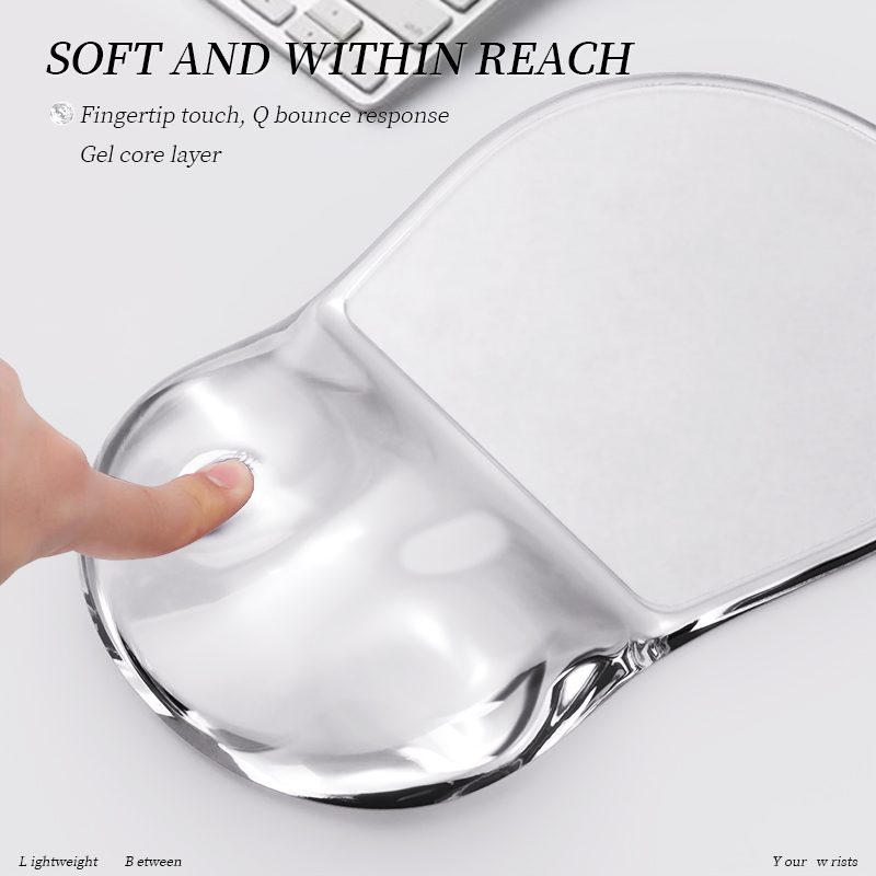 Wrist Rest Gel - Relieve Wrist Pain Gel Mouse pad，Ergonomic