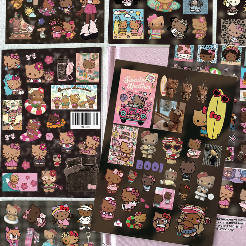 Laptop Accessories Cool - 8pcs Hello Kitty Stickers 8 Sheets