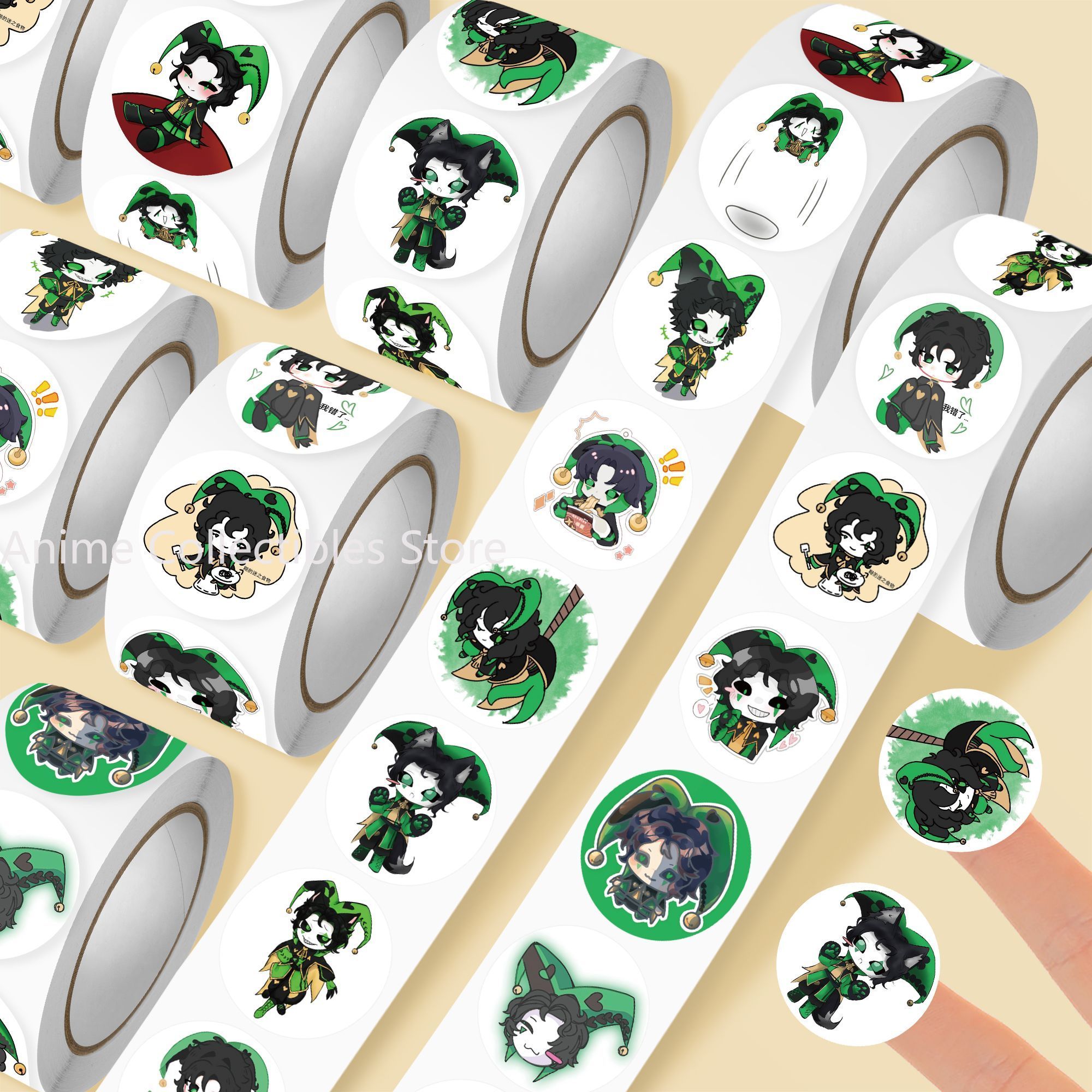 Laptop Original Accessories - 500Pc/Roll Anime The Freak Circus‌ Harleguin
