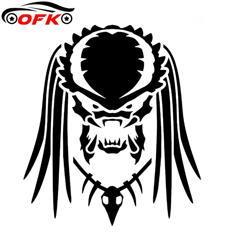 Laptop Accessories Parts - Predator Car Sticker Personality Sunscreen Decal