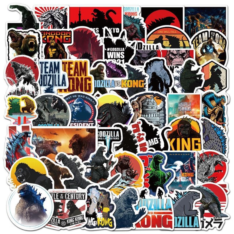 Laptop Original Accessories - 50pcs/set Movies Godzilla Vs. King Kong