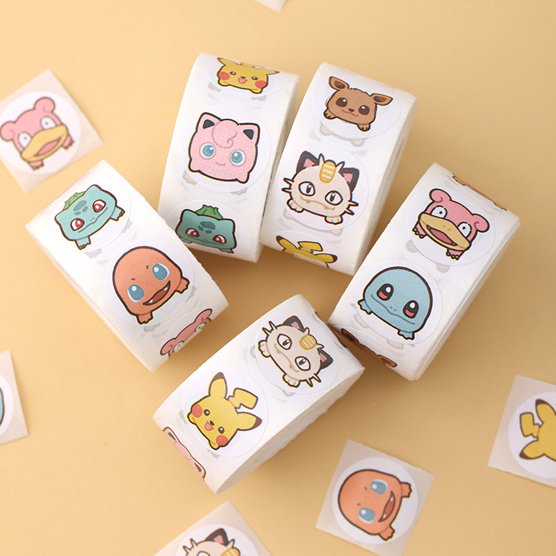 500pcs Roll Cartoon Pokemon St - Laptop Accessories Kids avis et prix