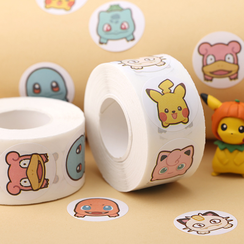 500pcs Roll Cartoon Pokemon St - Laptop Accessories Kids avis et prix