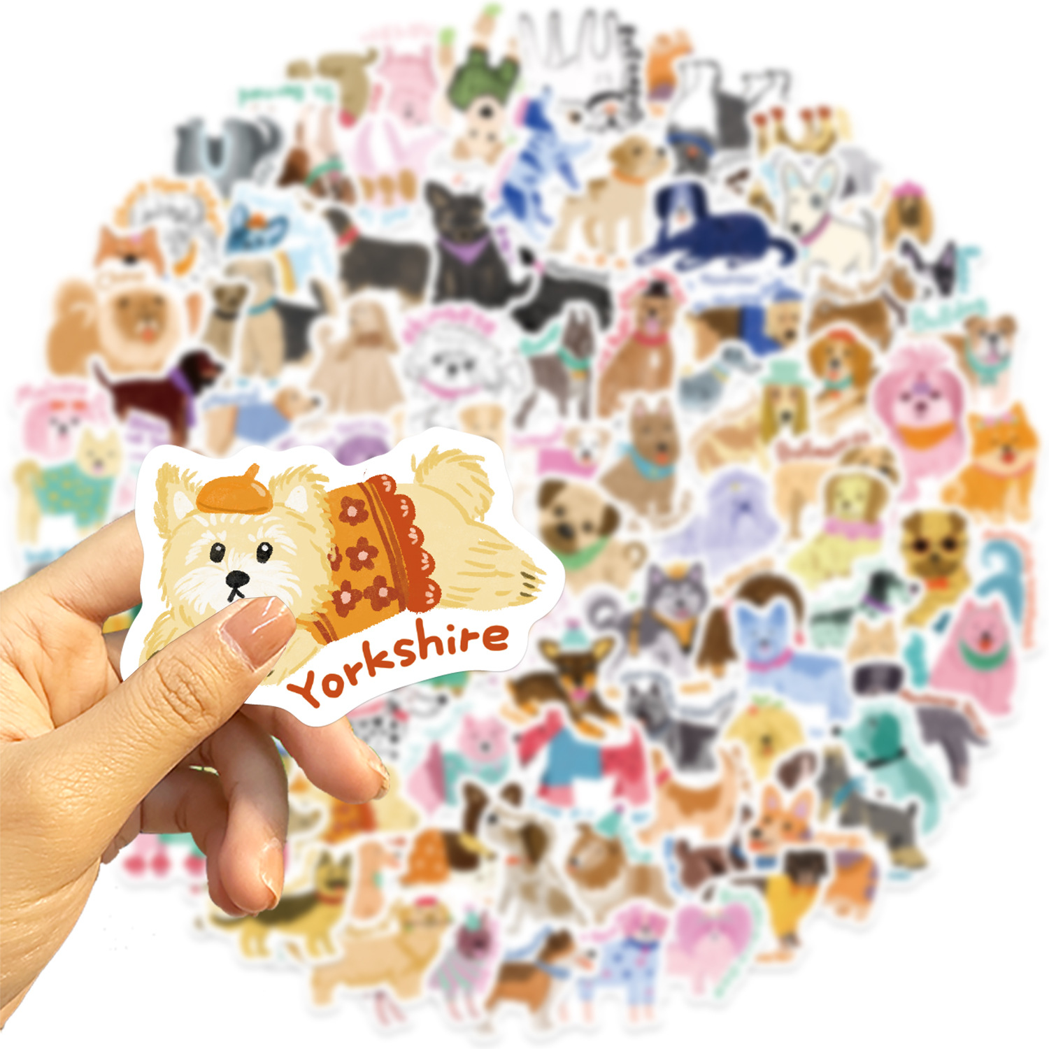 100PCS Cute Dog Graffiti Stick - Laptop Accessories Kids avis et prix