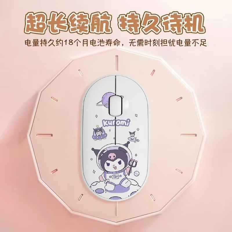 Y2K Sanrio Kuromi Wireless Mou - Laptop Editing Accessories avis et prix