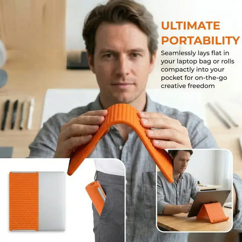 Silicone Foldable Phone Stand  - Laptop Original Accessories avis et prix