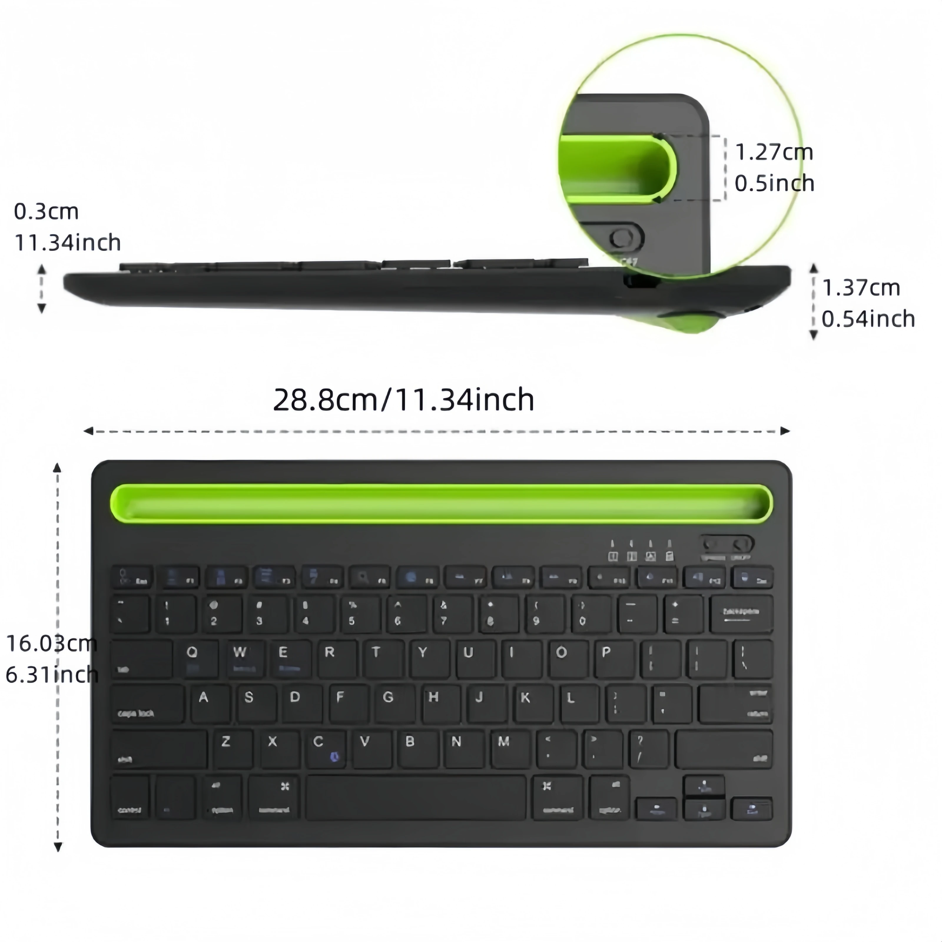 Bluetooth Keyboard Compatible  - Laptop Accessories Holder avis et prix