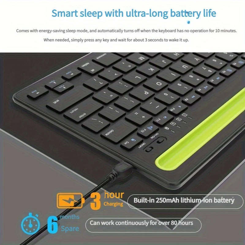 Bluetooth Keyboard Compatible  - Laptop Accessories Holder avis et prix