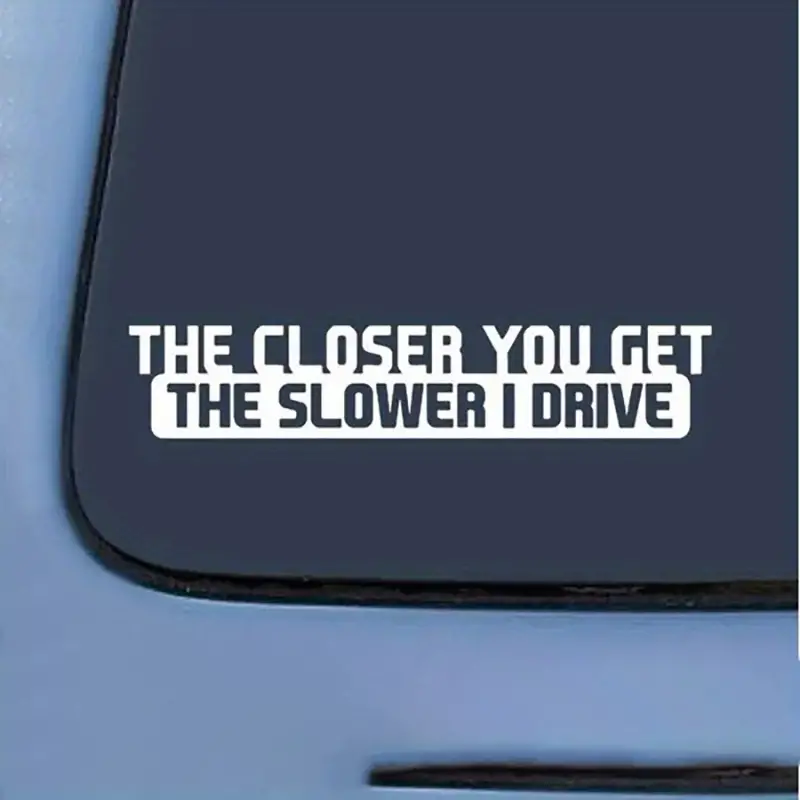 1pc The Closer You Get The Slo - Laptop Accessories Wallpaper avis et prix