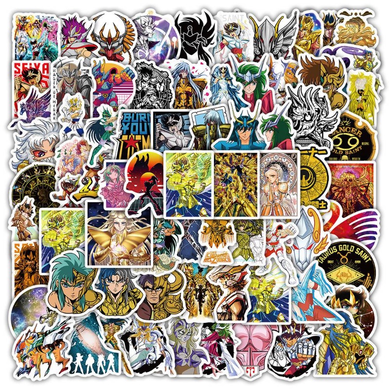 101Pcs Saint Seiya Anime Stick - Laptop Original Accessories avis et prix