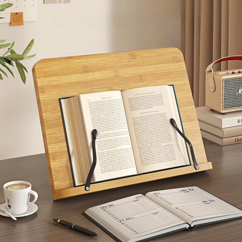 Wooden Reading Book Stand, Mul - Laptop Accessories Holder avis et prix