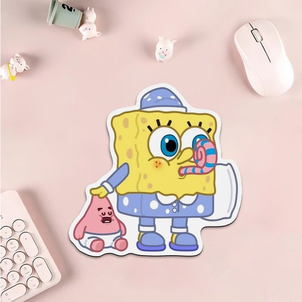Cute SpongeBob Shaped Mouse Pa - Laptop Editing Accessories avis et prix