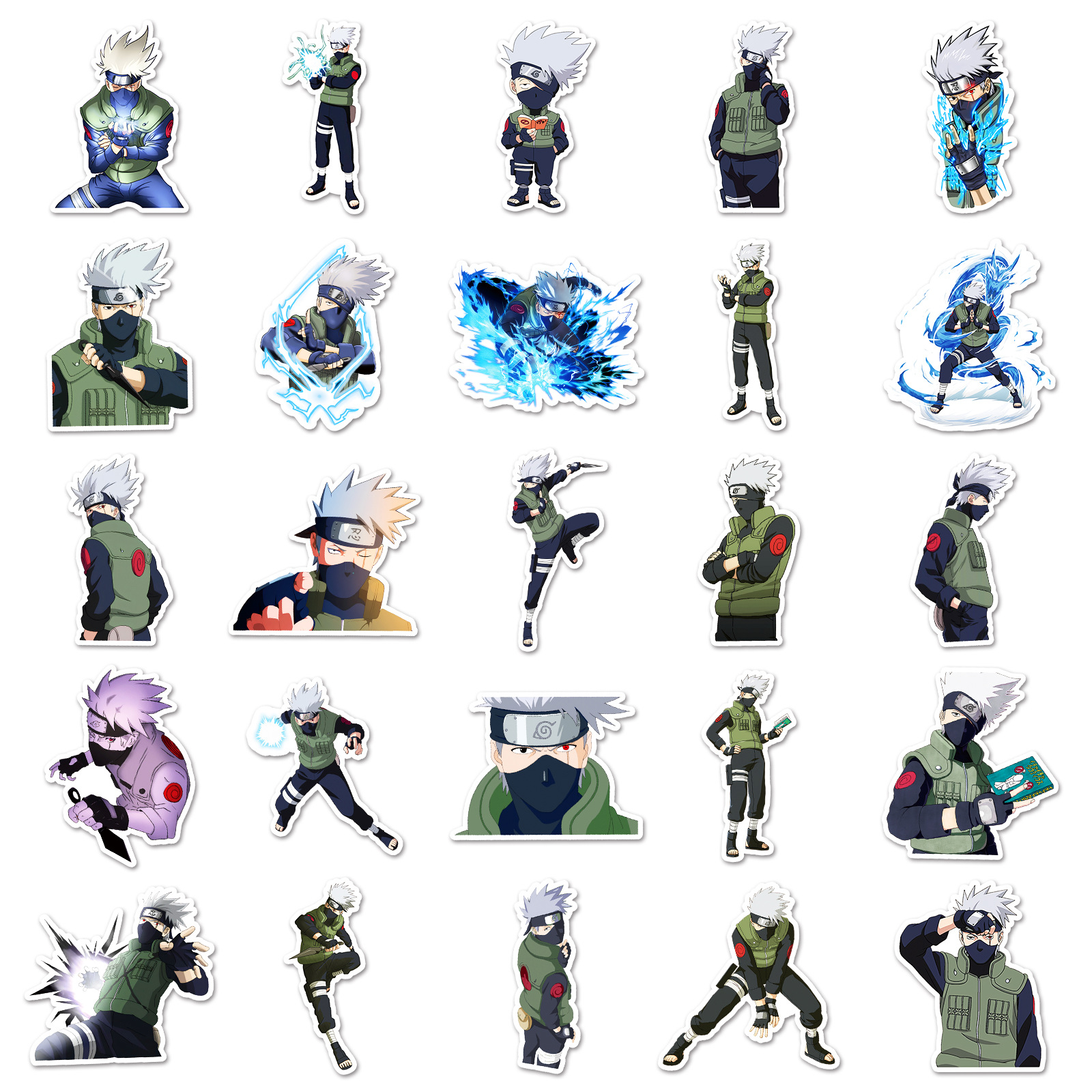 50pcs Anime Naruto Hatake Kaka - Laptop Original Accessories avis et prix
