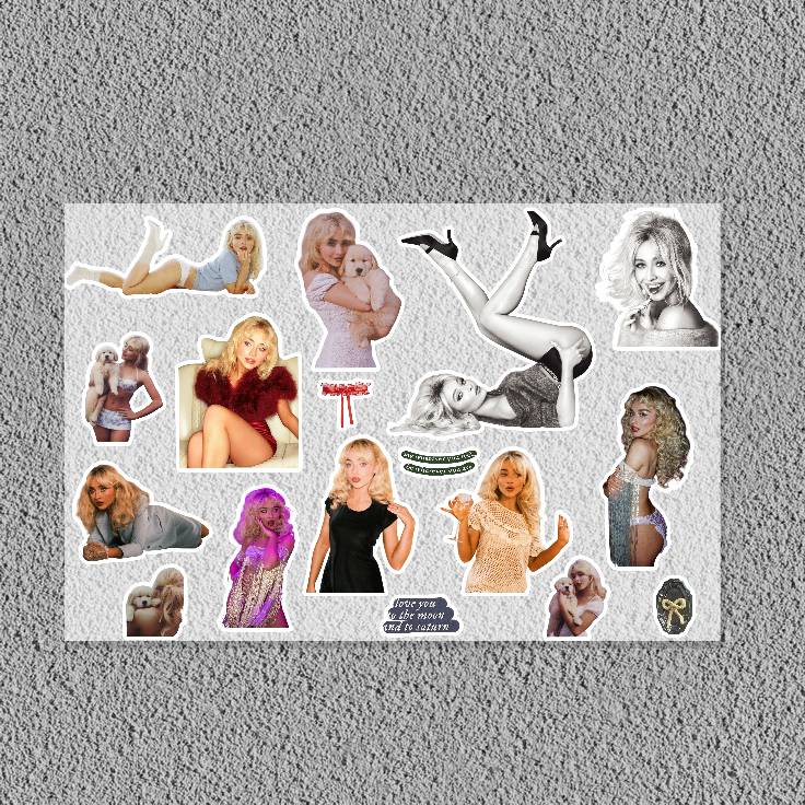 1pc Pop Music Singer Sabrina C - Laptop Accessories Wallpaper avis et prix