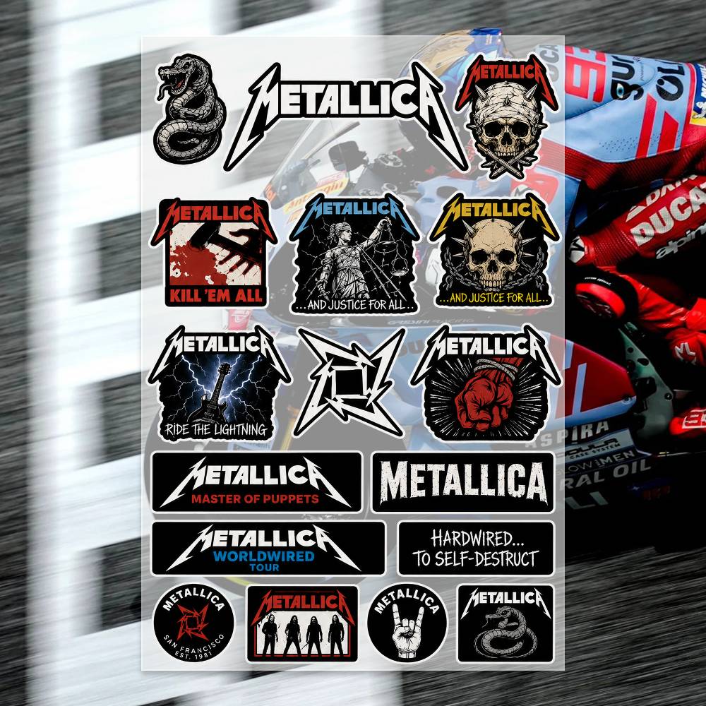 M-Metallica Stickers Moto Stic - Laptop Accessories Wallpaper avis et prix