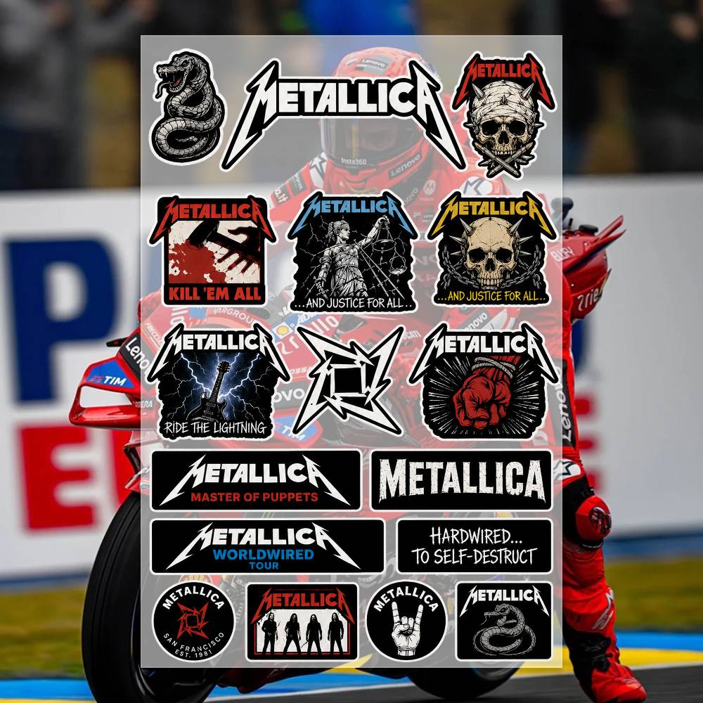 M-Metallica Stickers Moto Stic - Laptop Accessories Wallpaper avis et prix
