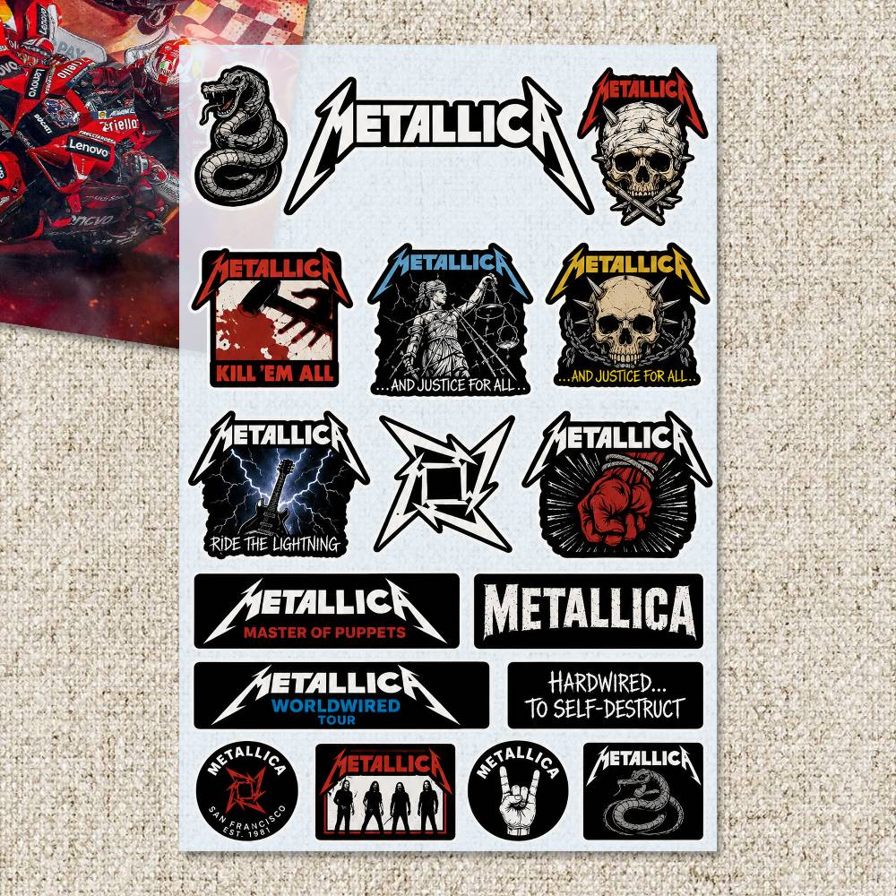 M-Metallica Stickers Moto Stic - Laptop Accessories Wallpaper avis et prix