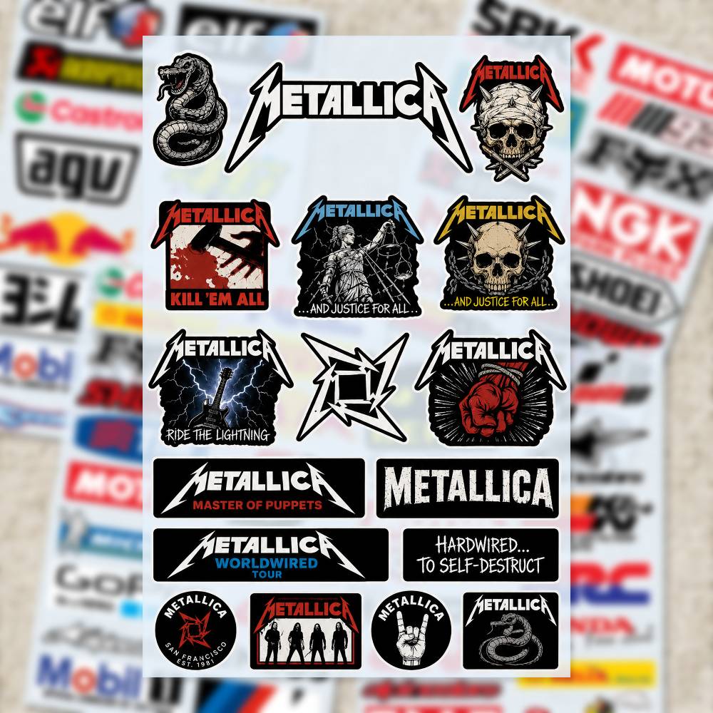 M-Metallica Stickers Moto Stic - Laptop Accessories Wallpaper avis et prix