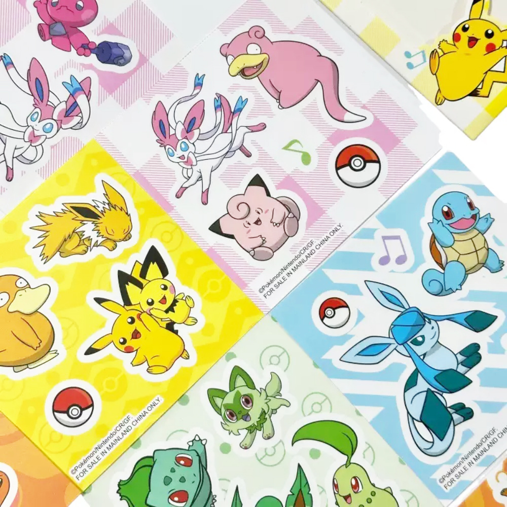 10Pcs Genuine Pikachu Stickers - Laptop Editing Accessories avis et prix