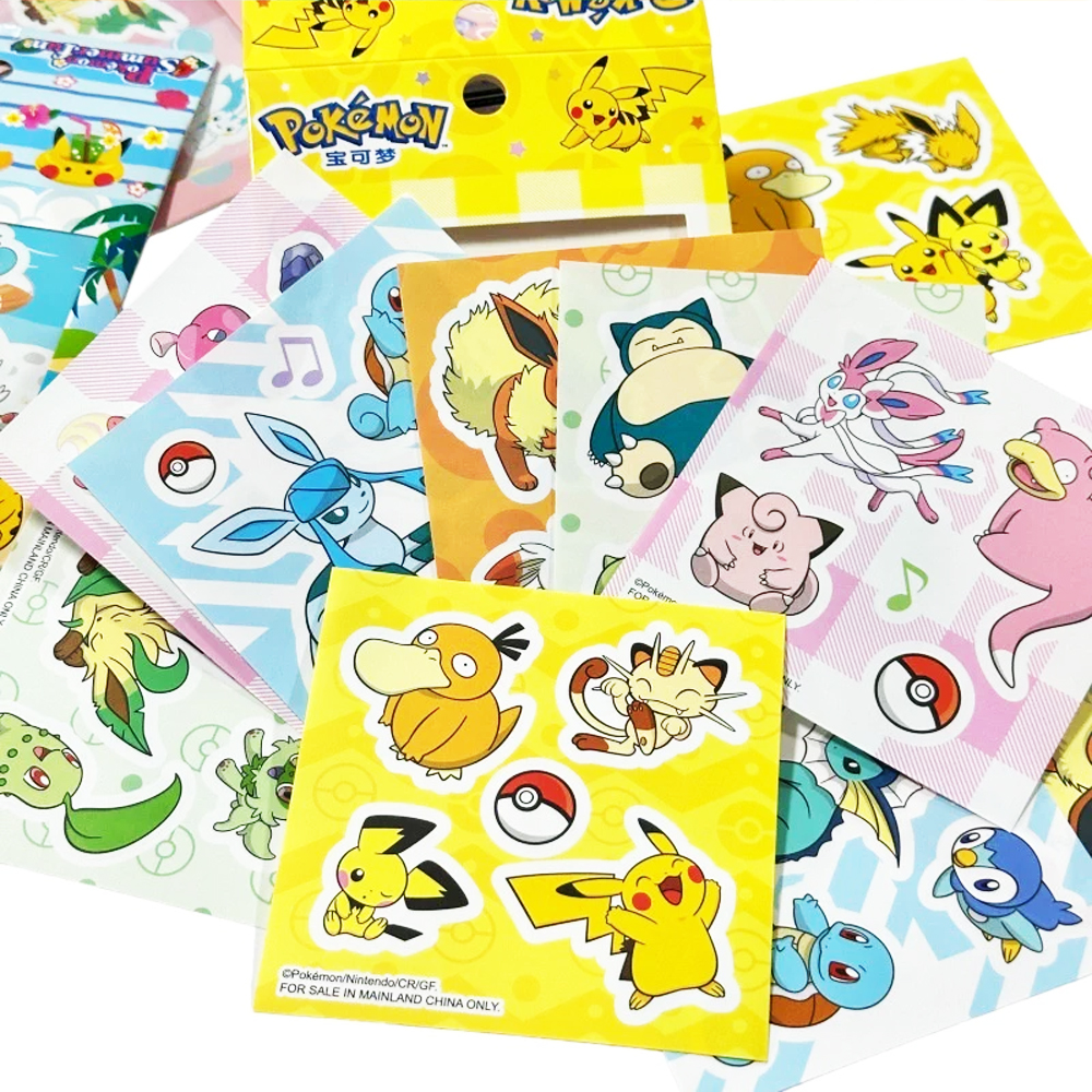 10Pcs Genuine Pikachu Stickers - Laptop Editing Accessories avis et prix