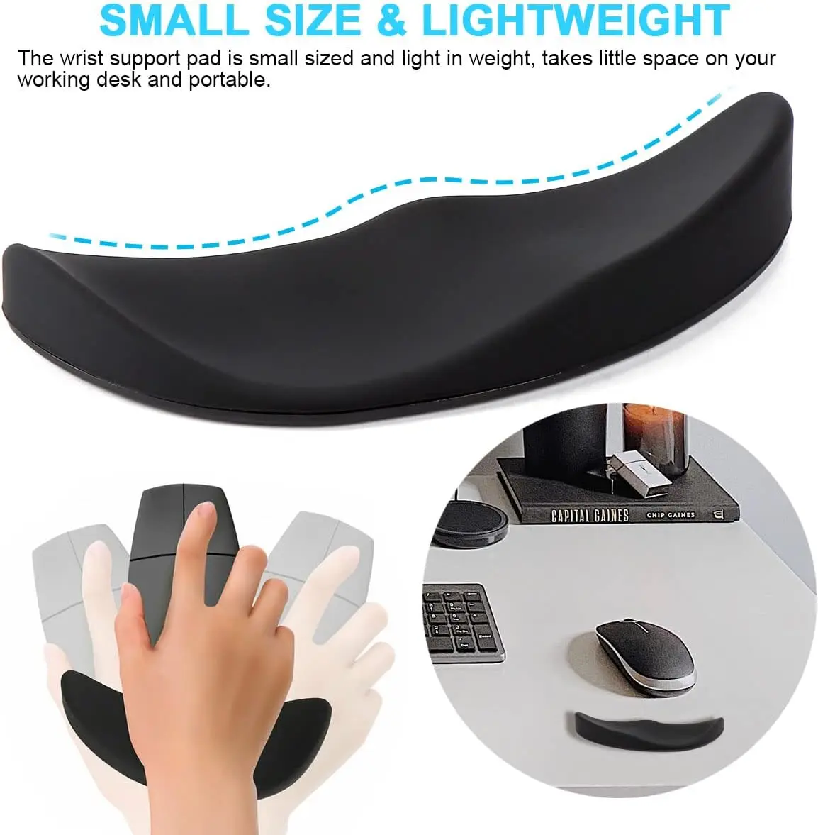 Ergonomic Gliding Palm Rest Sl - Wrist Rest Gel avis et prix