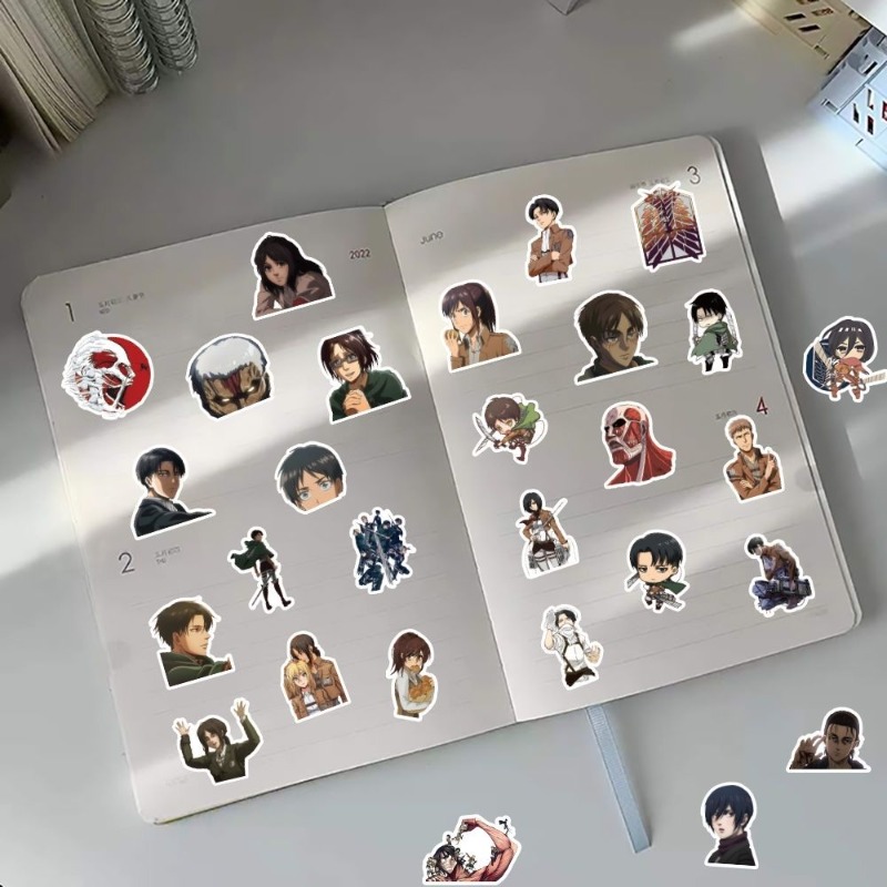 60Pcs Attack on Titan Anime St - Laptop Original Accessories avis et prix