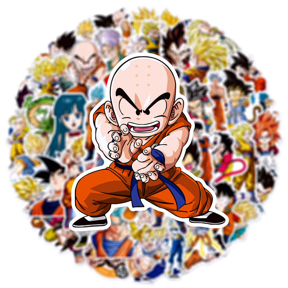 50pcs Anime Dragon Ball Sticke - Laptop Accessories Parts avis et prix