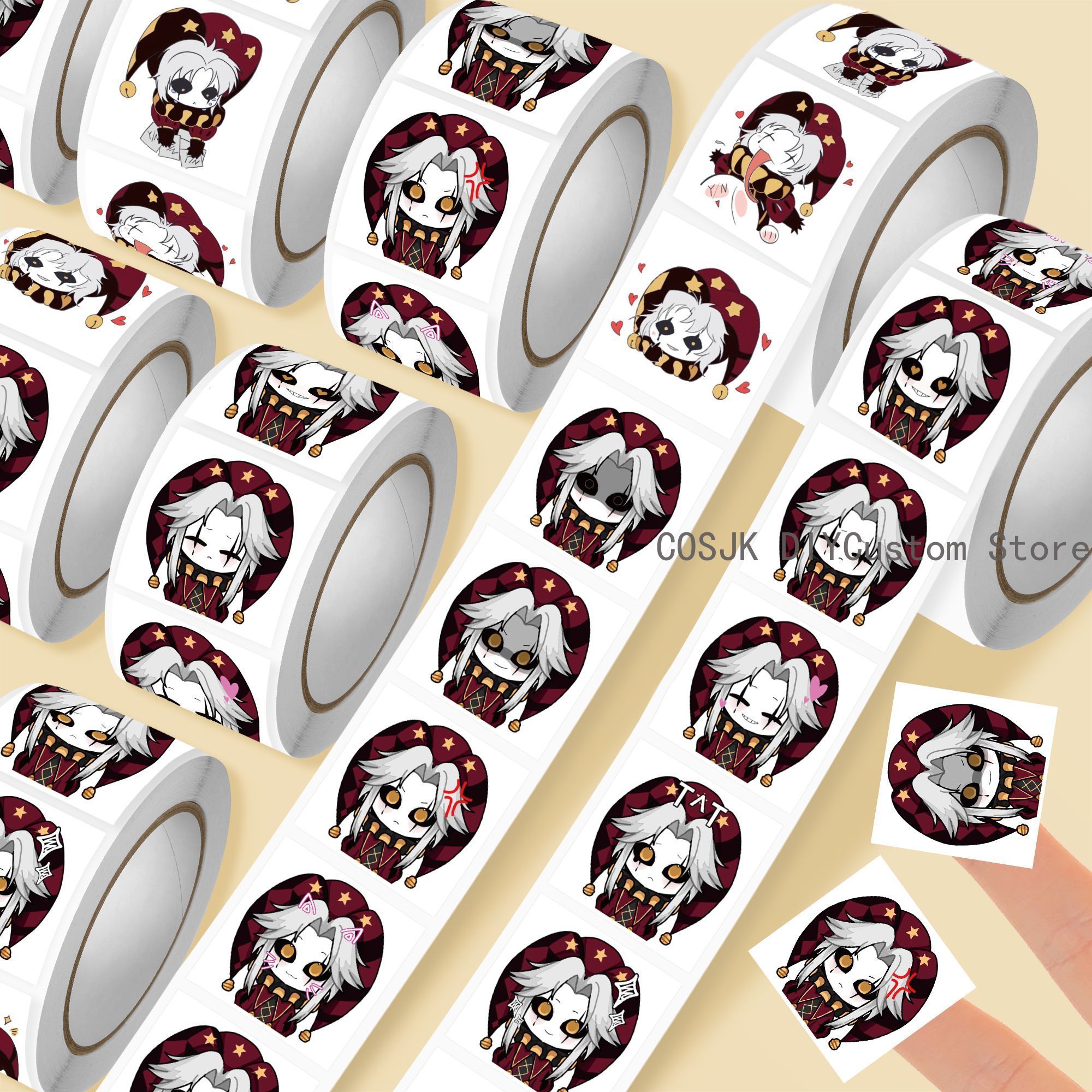500Pc/Roll Anime Pierrot The F - Laptop Original Accessories avis et prix