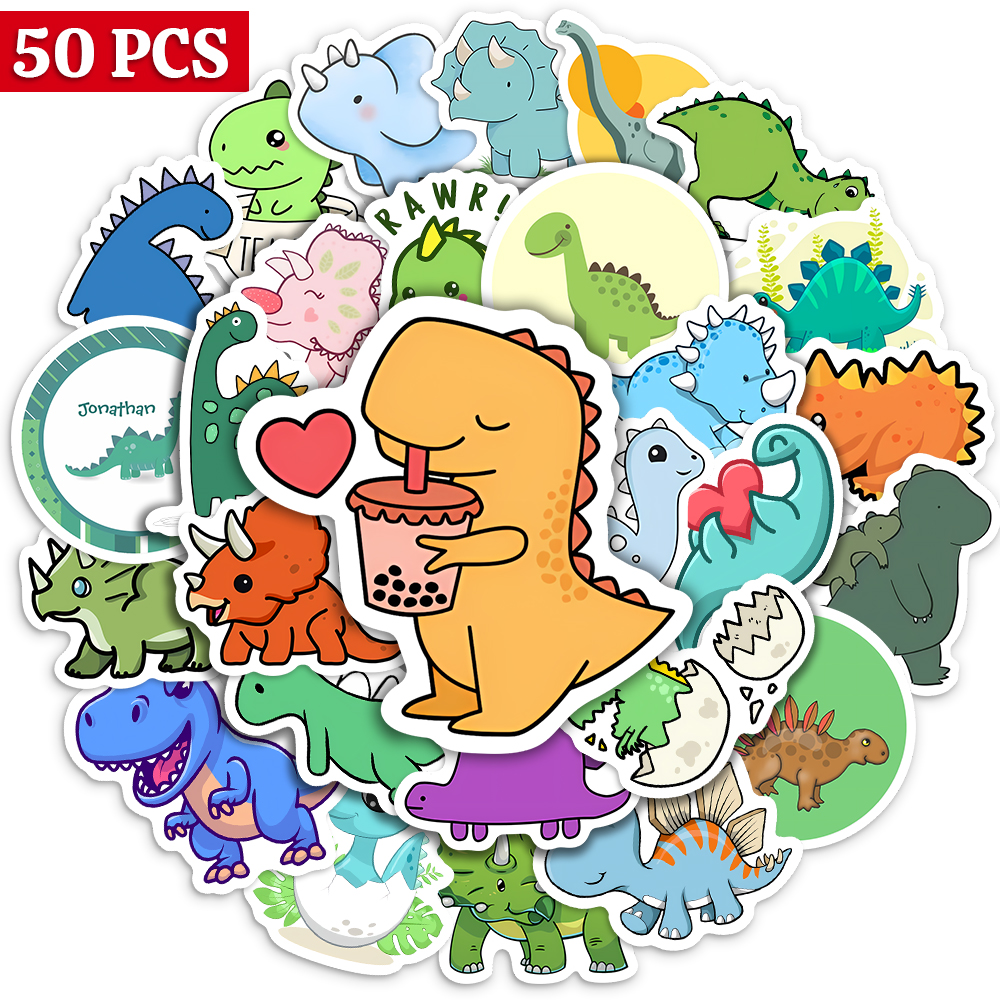 Cute Lovely dinosaur Stickers  - Laptop Accessories Kids avis et prix