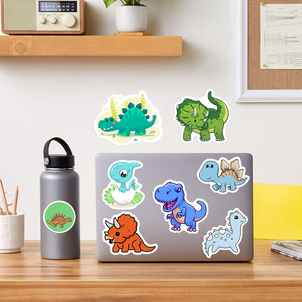 Cute Lovely dinosaur Stickers  - Laptop Accessories Kids avis et prix