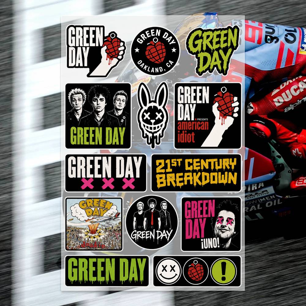 G-Green Day Stickers Moto Stic - Laptop Accessories Wallpaper avis et prix