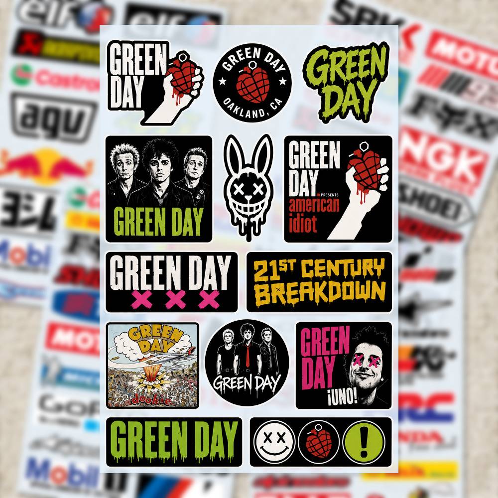 G-Green Day Stickers Moto Stic - Laptop Accessories Wallpaper avis et prix