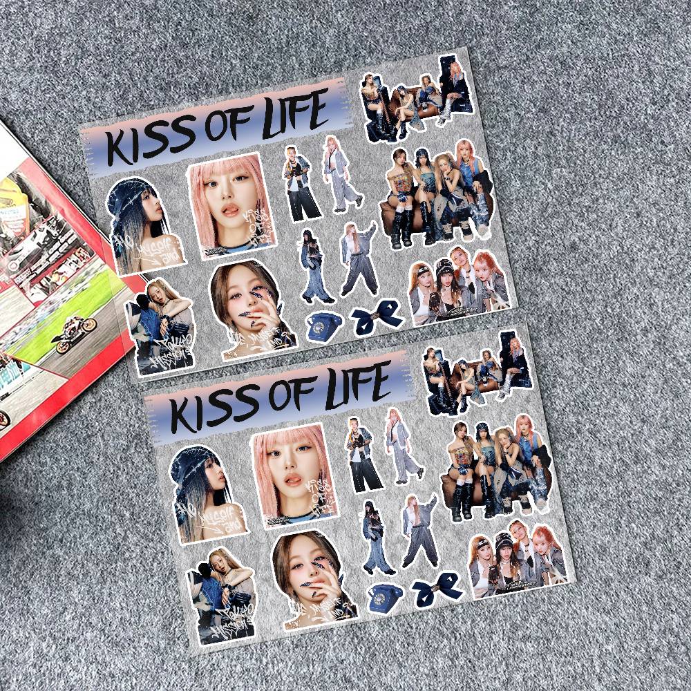 1pc KISS OF LIFE Kpop Group St - Laptop Accessories Wallpaper avis et prix