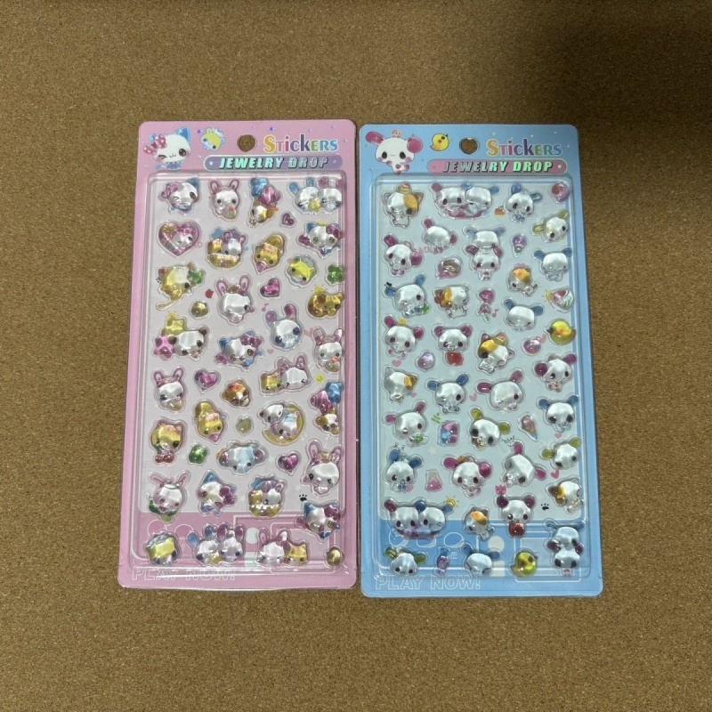 2Pcs Retro Pink and Blue Rabbi - Laptop Editing Accessories avis et prix