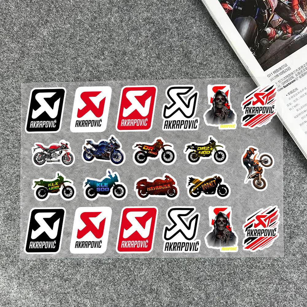 A-AKRAPOVIC-S Stickers Moto St - Laptop Accessories Wallpaper avis et prix