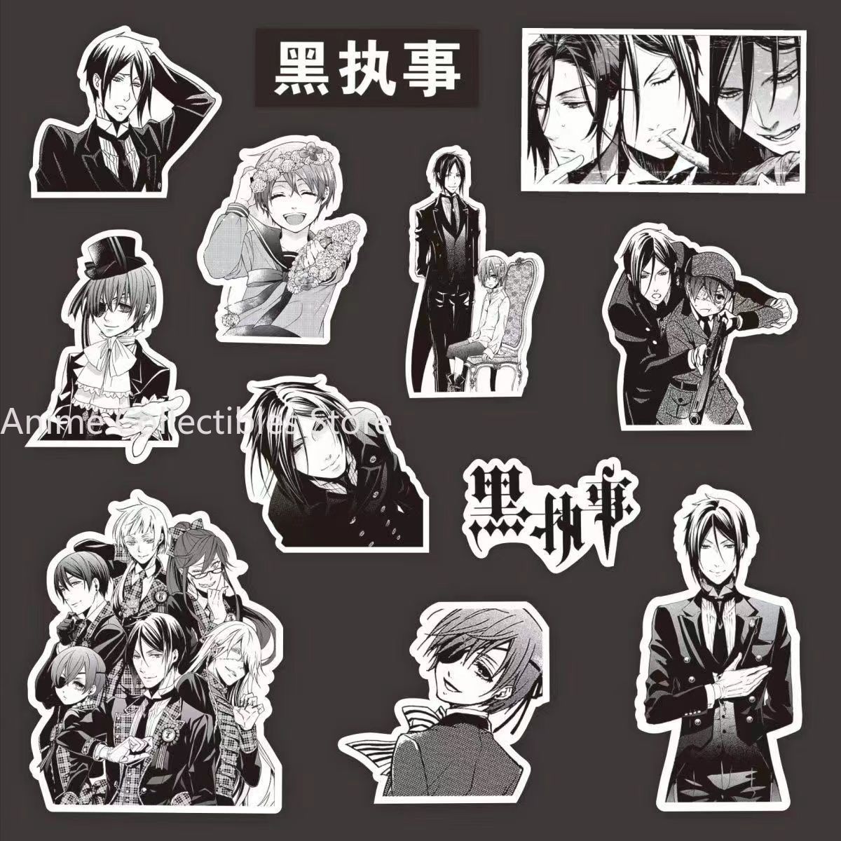 60PCS Anime Black Butler Baldr - Laptop Accessories Wallpaper avis et prix
