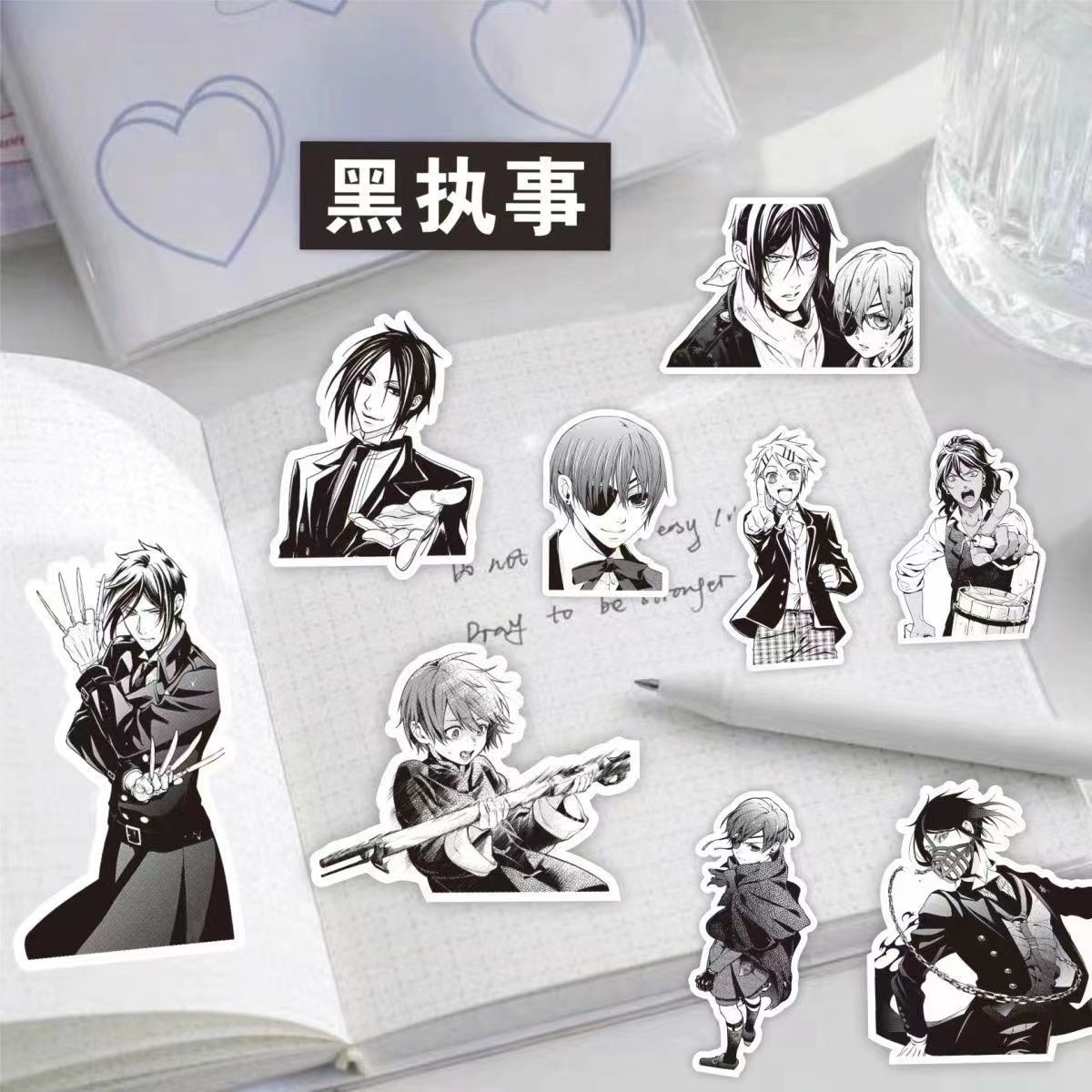 60PCS Anime Black Butler Baldr - Laptop Accessories Wallpaper avis et prix