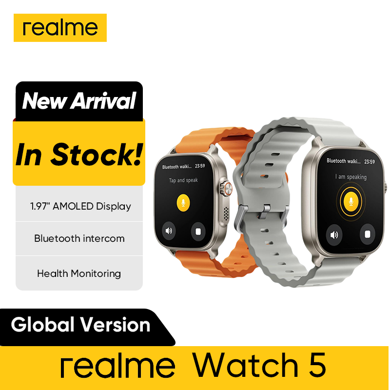 Global Version realme watch 5  - Wrist Rest Gel avis et prix