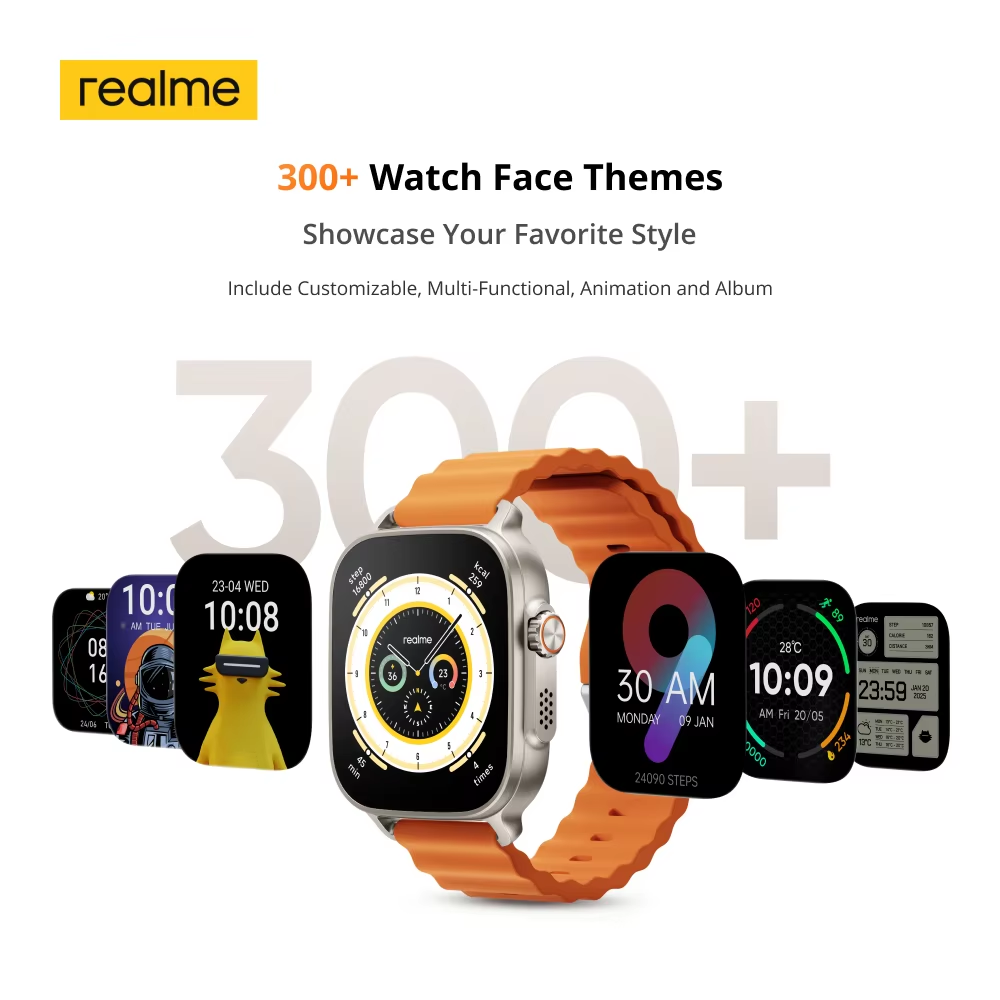 Global Version realme watch 5  - Wrist Rest Gel avis et prix