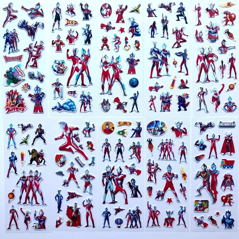 10pcs Cartoon Ultraman 3D Bubb - Laptop Accessories Kids avis et prix