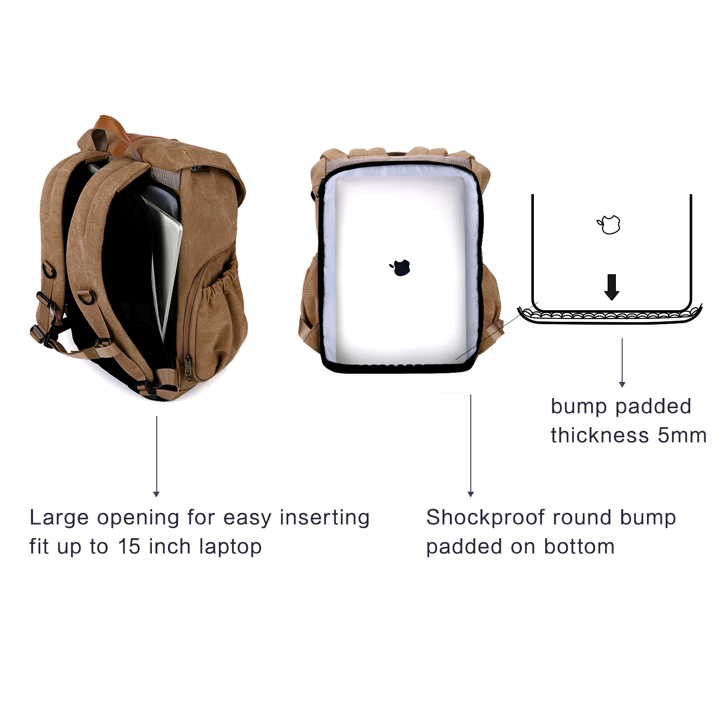 BAGSMART Camera Bag DSLR Photo - Laptop Accessories Holder avis et prix