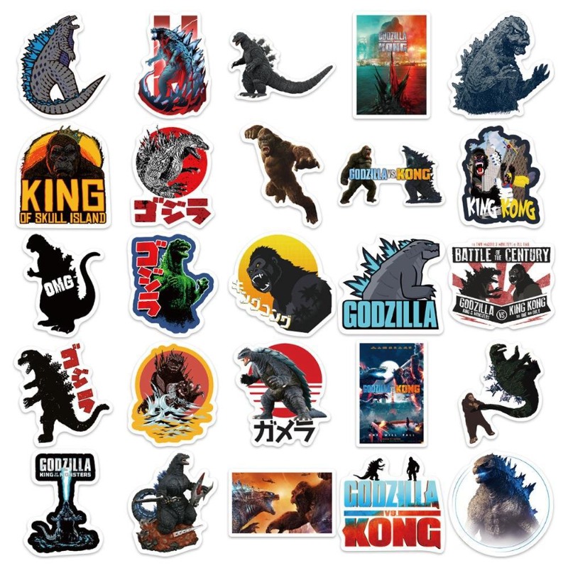 50pcs/set Movies Godzilla Vs.  - Laptop Original Accessories avis et prix