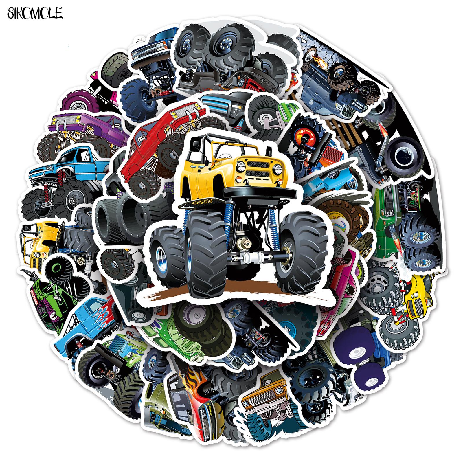 10/30/50pcs Cute Monster Truck - Laptop Accessories Kids avis et prix