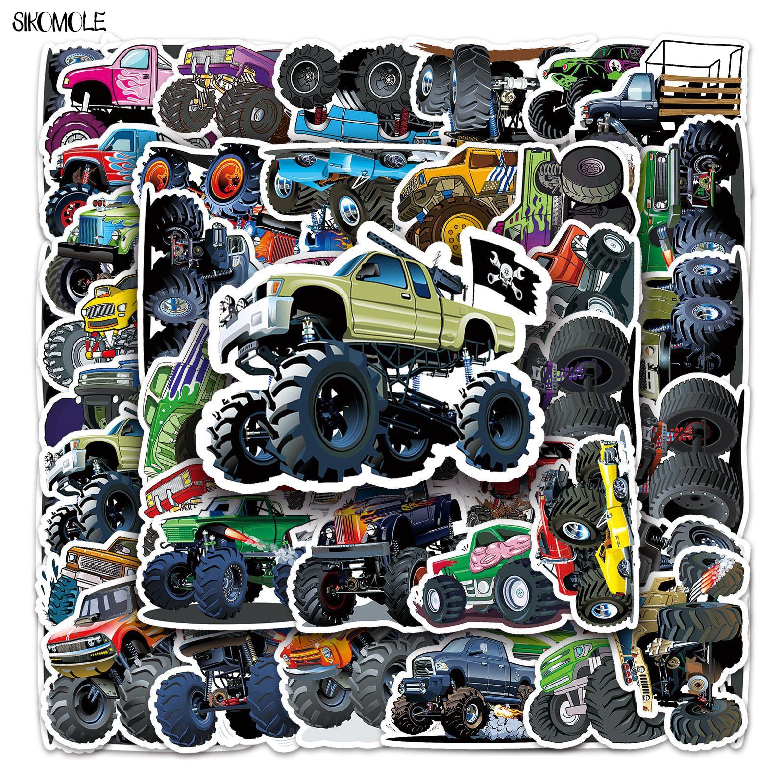 10/30/50pcs Cute Monster Truck - Laptop Accessories Kids avis et prix