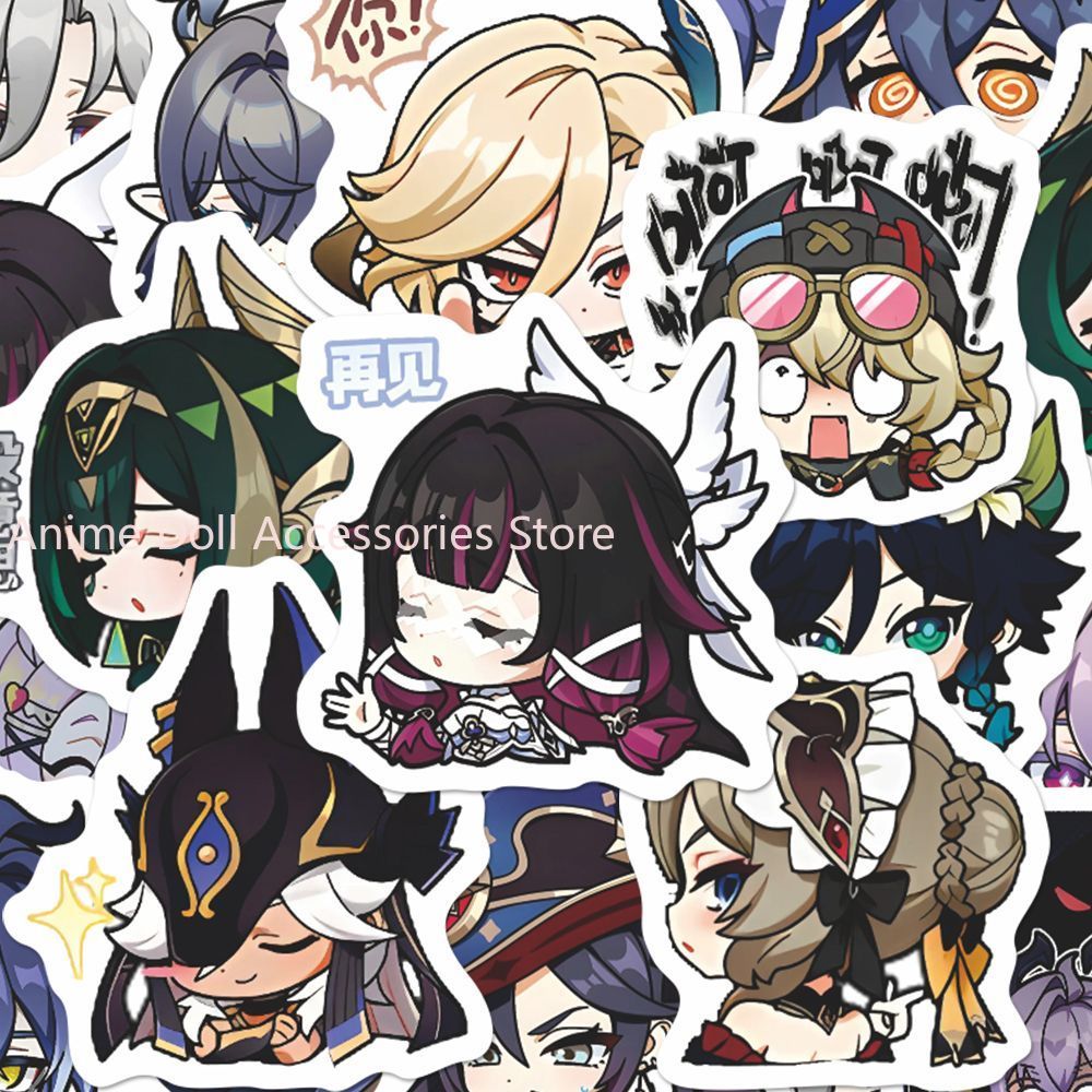 64PCS Genshin Impact Moon Maid - Laptop Original Accessories avis et prix