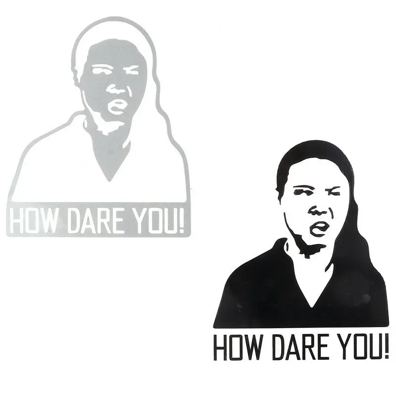 Car Sticker How Dare You! Gret - Laptop Accessories Wallpaper avis et prix