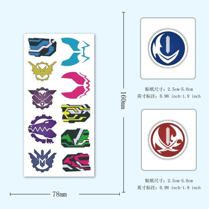 60 Sheets Kamen Rider Logo Sti - Laptop Original Accessories avis et prix